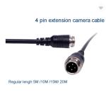 Rear View Camera System 15m 20m 4 Core Aviation Cable