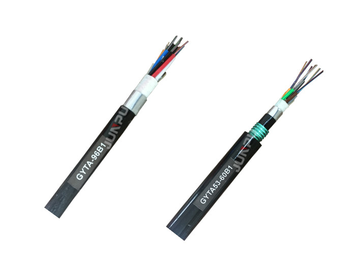 GYFTA Outdoor Fiber Optic Cable, Single mode or multi mode fiber optic cable for outdoor use
