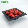 Buy cheap Customized Disposable Black PP Plastic Square Heat Sealed Film Container Tray Packaging For Fruit Salad from wholesalers