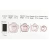 Buy cheap Creative Pink Cherry Blossom Glass Fruit Salad Plate from wholesalers