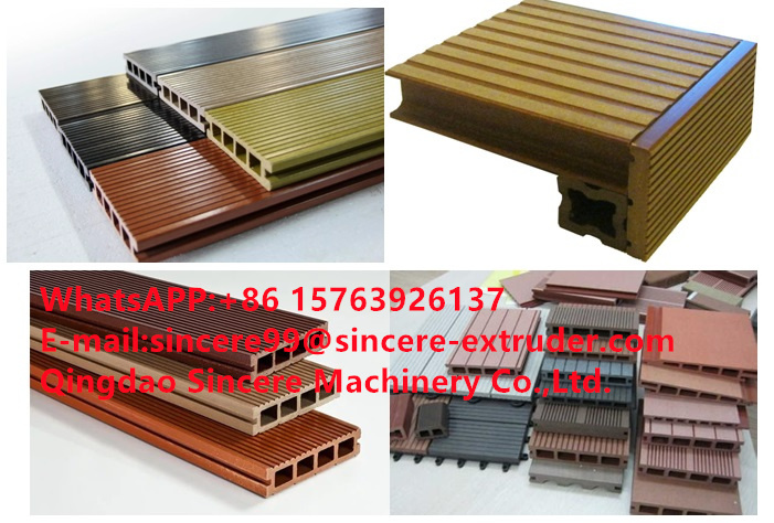 WPC Wood Plastic Composites PVC Profile Extrusion Line Making Machinery