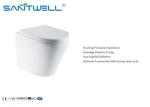 Round P trap SWA1321F Wall Faced Toilet Washdown WC Two Piece Fitting Watermark