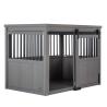 Buy cheap ISO9001 Indoor Wooden Dog Crate Furniture With Doors Wooden Pet Kennel from wholesalers