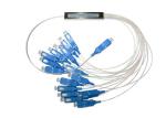 1×8 PLC Fiber Optic Splitter SM MM with Steel Tube and LSZH Jacket