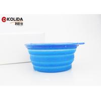 Buy cheap Portable Folding Silicon Pet Food Bowls Travel Collapsible Pet Bowl product