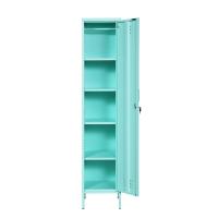 Buy cheap L Shaped Bedroom Single Door Steel Almirah , Light Weight Metal Storage Locker product