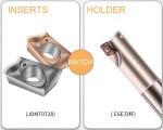 Tungsten Carbide Mold Milling Cutter Insert JDMT100308R JDMT150508 JDMT070208