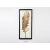 Buy cheap Metal Leaves Design With Black Rectangle Wooden Frame Wall Art Decoration For Home Gallery Hotel from wholesalers