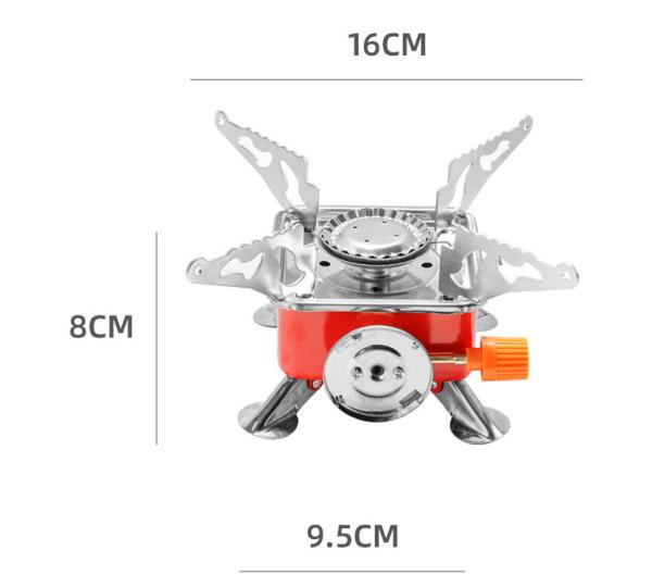 Buy cheap Mini square stove gas stove portable folding cassette stove camping stove from wholesalers