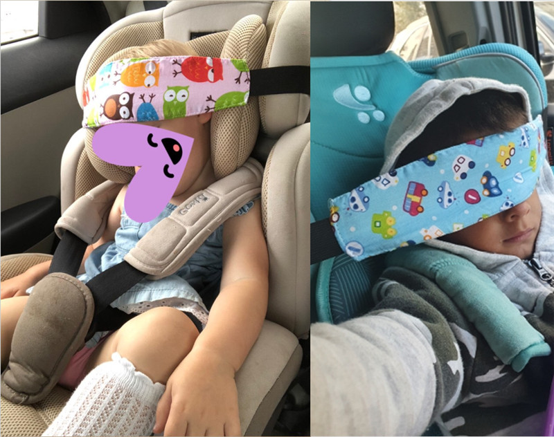 Customized Car Safety Children Fixing Band Car Seat Sleep Holder Kid Sleeping Head Support Belt Positioner Baby Holder Belt