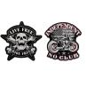 Buy cheap Washable Metallic Thread Motorcycle Biker Patch Iron On Badges from wholesalers