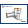 Buy cheap ISO228 Thread HPB 57-3 Brass Wall Plate Elbow from wholesalers