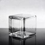 Wholesale Customized clear crystal glass Candle Holder for decoration