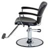 Buy cheap Round / Square Base Salon Hair Styling Chairs With Chrome Steel Foot Plate from wholesalers