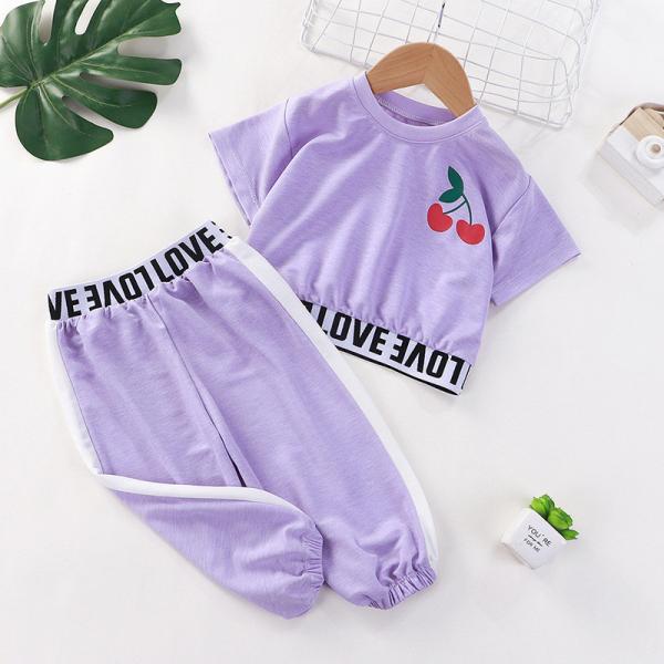 Buy cheap Summer Short Sleeved Suit Spring Children'S Clothing Girls Casual Suit from wholesalers