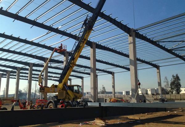 Buy cheap Industrial Steel Structure Construction / Agricultural Metal Frame Structures from wholesalers
