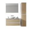 Buy cheap MDF PVC Customized Bathroom Cabinets Wall Mounted Space Saving Makeup Vanity from wholesalers