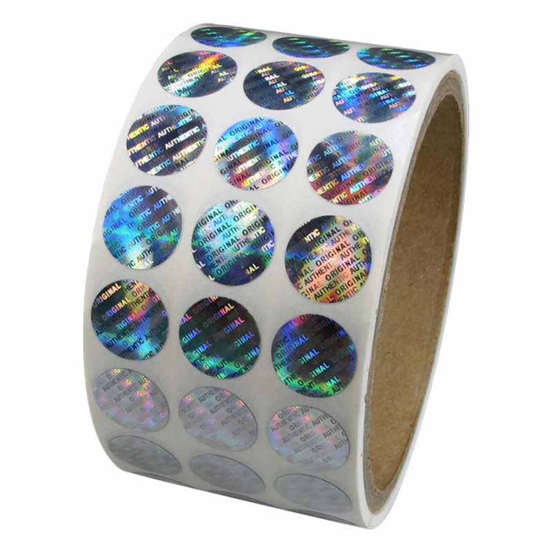 Secure Anti Counterfeit Hologram Stickers With Microtext And Hidden Images