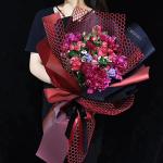 Circle Holes Florist Wrapping Paper Mesh Rolls Waterproof 60cm*5Y 70-80gsm