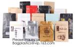 Coffee bean bag air valve kraft paper octagonal sealing aluminum foil self