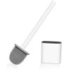 Buy cheap 100*390 Flexible Silicone Toilet Brush Flat Deep Cleaning 34cm Long from wholesalers