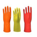 Light Weight Kitchen Dip Flock Lined Dishwashing Gloves