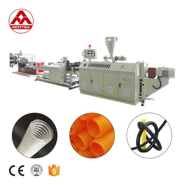 Buy cheap 45kW Power Single Wall Corrugated Pipe Extrusion Line for Products 11000X2000X2600 from wholesalers