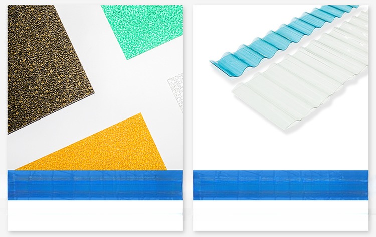 Greenhouse Width 930mm 1mm PC Plastic Board Endurance Plate With Scratch Solution
