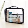 Buy cheap Logo Print Portable Travel Transparent Clear PVC Cosmetic Bag from wholesalers