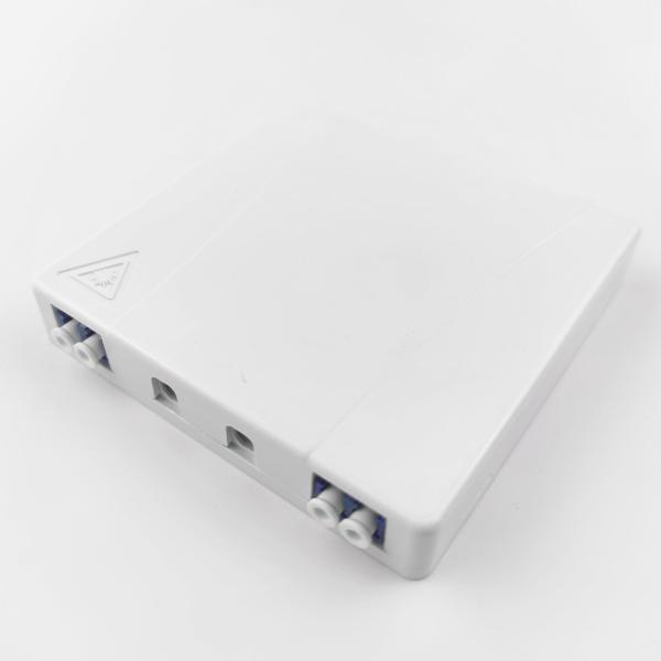 Buy cheap 5 Gray/White LC UPC Plastic Fiber Optic Faceplate Socket Panel for Indoor FTTH Network from wholesalers