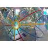 Buy cheap 1.0 mm PVC Inflatable Walk On Water Ball 2m Dia Soccer Ball With Colorful Stripes from wholesalers