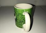 3D Relief Logo Decal Football Ceramic Novelty Mug LFGB