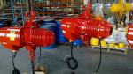 Yellow Color 10 Ton Chain Hoist With Hook , Chain Electric Hoist High Speed