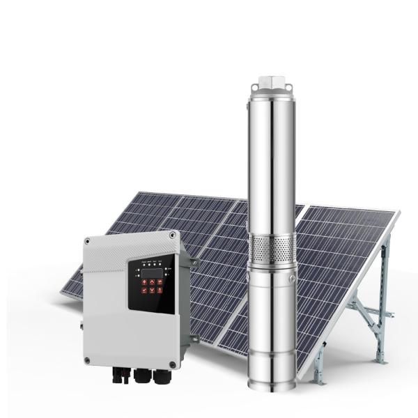 Solar Well Water Pump 1Hp DC for High Pressure Solar Submersible Pump Max. Head