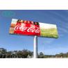Buy cheap Big billboard outdoor P 6 LED screen with the column beside the highway from wholesalers