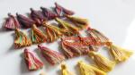 POLYESTER TASSEL, GARMENT ACCESSORIES, CURTAINS, TASSEL TRIM, FRINGE RIBBON