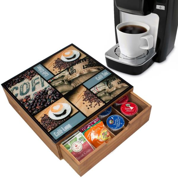 Buy cheap bamboo coffee capsule drawer from wholesalers