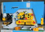 60 Ton Hydraulic Ironworker Machine , Industrial Ironworker For Sheet Metal