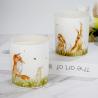 Buy cheap Fox Rabbit Glass Vessel Natural Scented Candles Burning Time 45 Hours from wholesalers