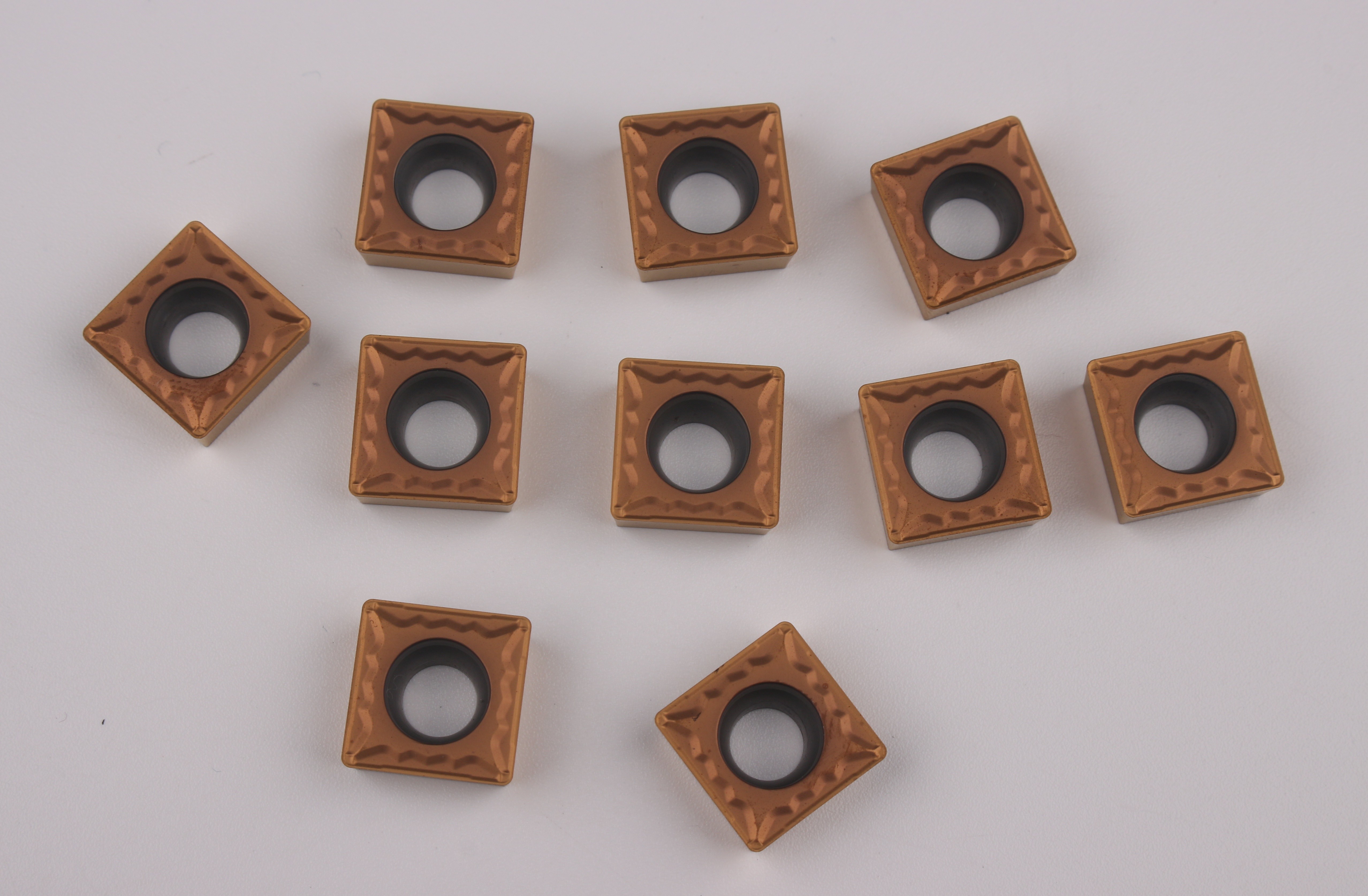 Tungsten Cutting Turning Tool Inserts PVD Coated High Wear Resistant