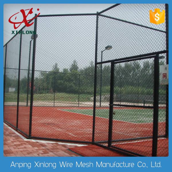 Buy cheap High Anti Corrosive Dark Green Chain Link Fence for Tennis Ground from wholesalers