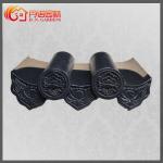Black Glazed Ceramic Roof Tiles For Chinese Pavilion Temple Buddha House