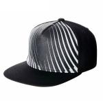 Hip Hop 5 Panel New Era Snapback Caps Custom Embroidery Logo 58cm