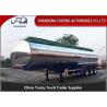 Buy cheap FUWA axle petrol fuel tanker semitrailer stainless steel tank trailer sale from wholesalers