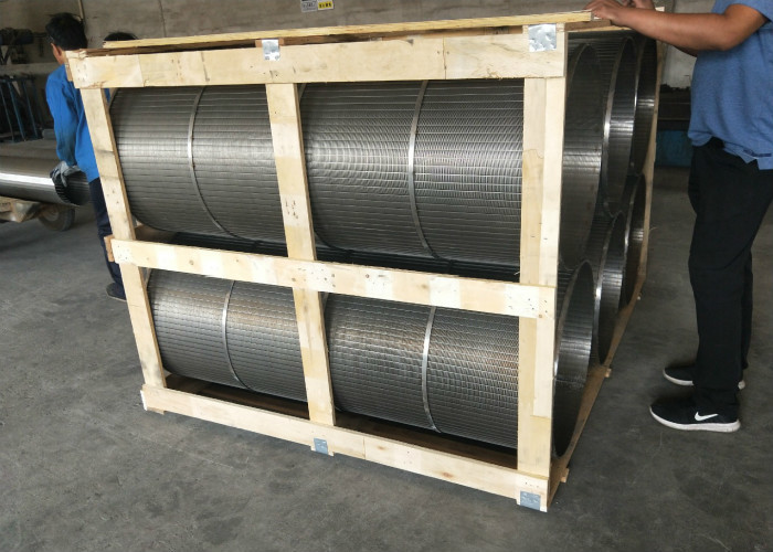 Stainless Steel 304 Reverse Wedge Wire Rotary Screen Drum Cylinder Water Treatment