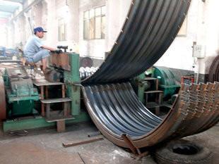 Buy cheap Drain Culvert Corrugated Sheet Roll Forming Machines With Plasma Cutting from wholesalers