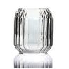 Buy cheap High Fashion "Wave" Top Embossed Smoke Ion Plating Glass Vase from wholesalers