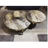 Buy cheap Low Height Round Rock Coffee Table Combination Modern Minimalist Style from wholesalers