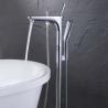 Buy cheap Modern Brass Chrome Bathtub Faucet Floor Mount Acrylic Clawfoot Tub from wholesalers