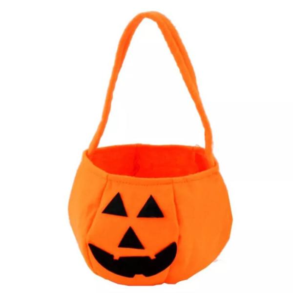 Buy cheap NonWoven Halloween Christmas Ornaments Pumpkin Candy Bucket Trick Or Treat from wholesalers